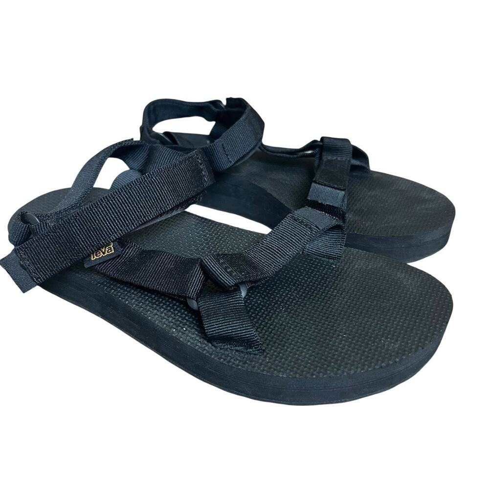 Teva Black Original Universal Hiking Sandals Size 9 Walking Comfort